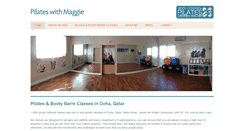 Desktop Screenshot of pilateswithmaggie.com